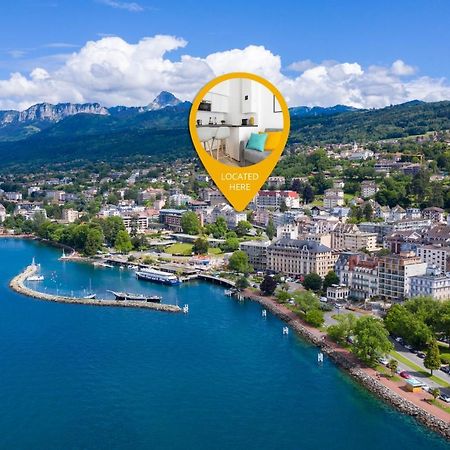 Apt Renove A 2 Min A Pied Du Lac - Wifi Gratuit Évian-les-Bains Екстериор снимка